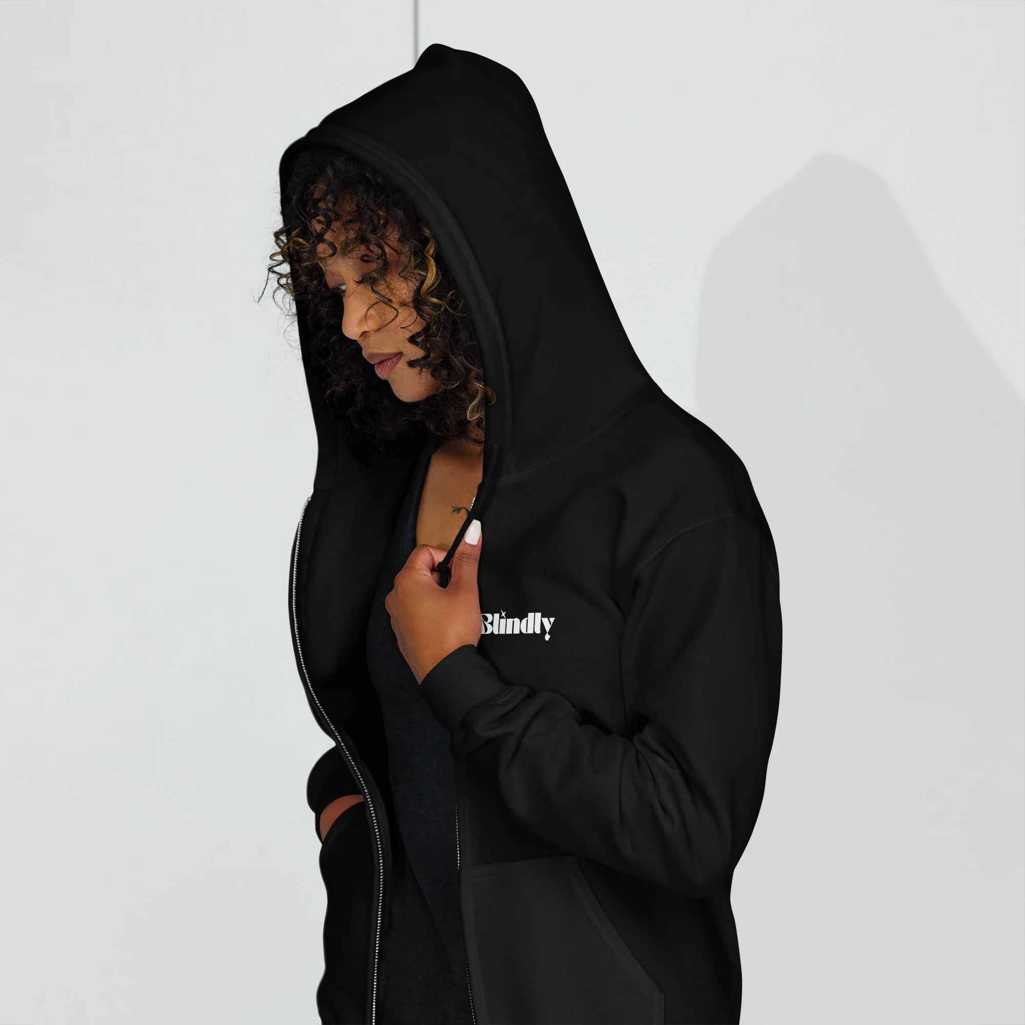 Choke Me Respectfully Unisex heavy blend zip hoodie - Image 3