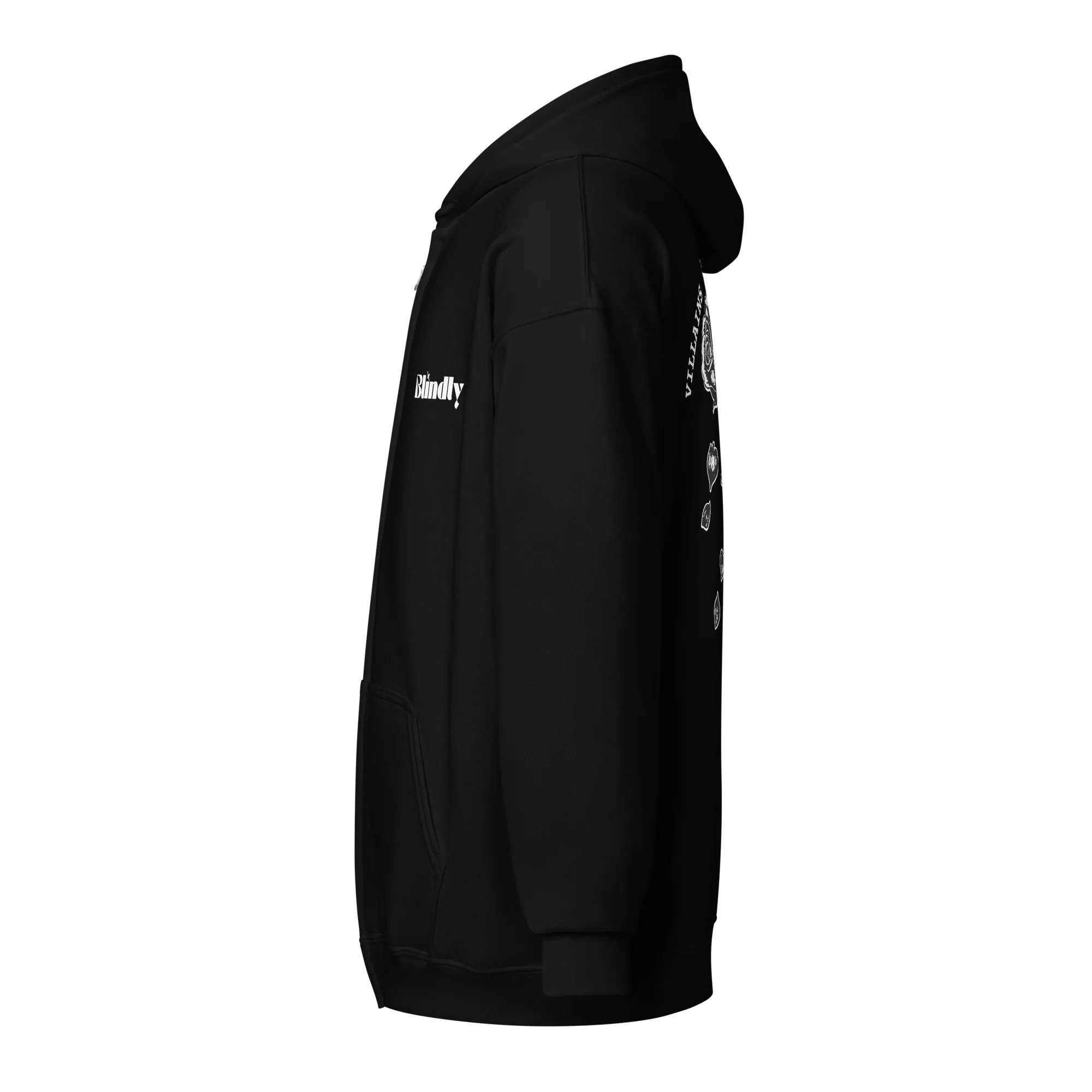 Dark Romance Rose Unisex heavy blend zip hoodie - Image 6